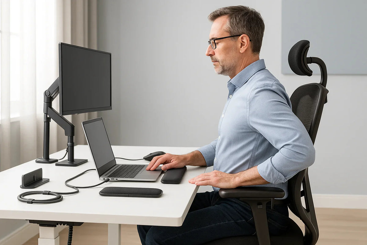 Ergonomie télétravail : optimiser votre espace pro - Confort-bureau