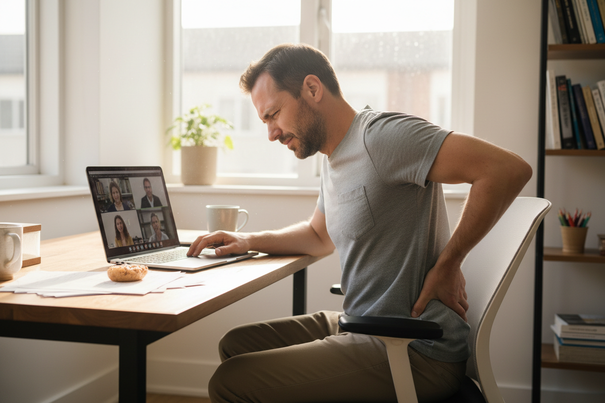 soulager Mal de Dos en Télétravail : 7 Solutions Efficaces 2025 - Confort-bureau