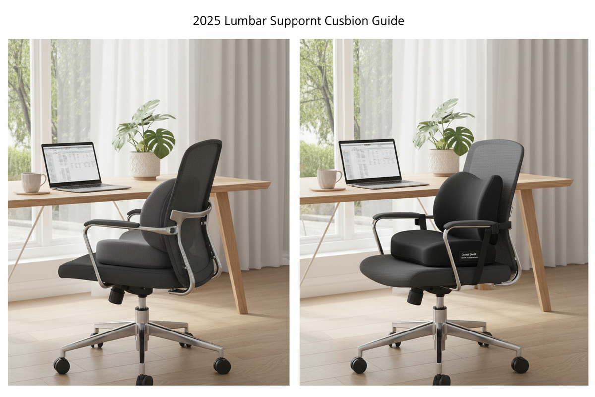 Meilleur Coussin Lombaire Télétravail 2025 : Comparatif & Avis - Confort-bureau