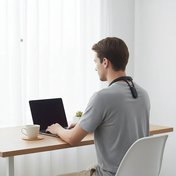 Correcteur de posture dos discret et ajustable pour le télétravail